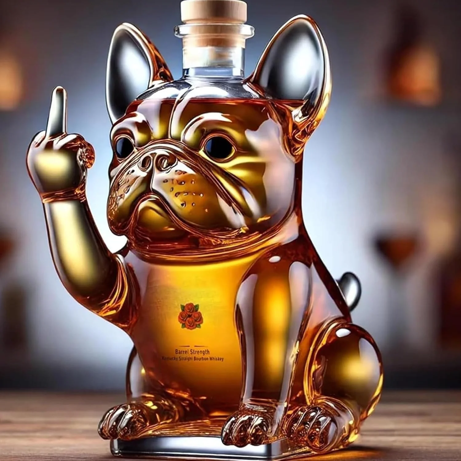 Ribili Bark Off Whiskey Bottle - Image 4